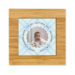 Baby Boy Photo Bamboo Trivet with Ceramic Tile Insert