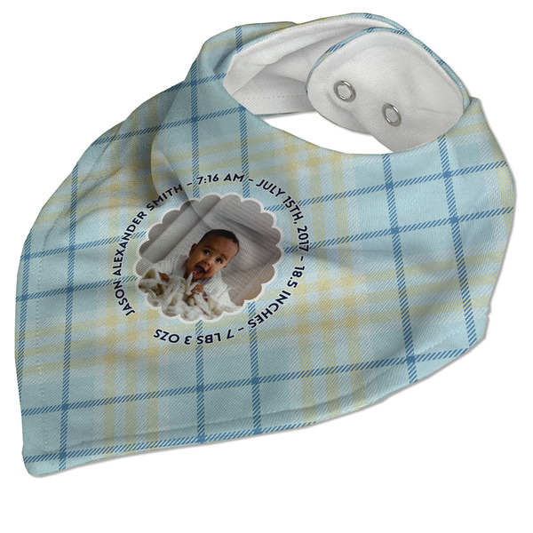 Baby Boy Photo Bandana Closed