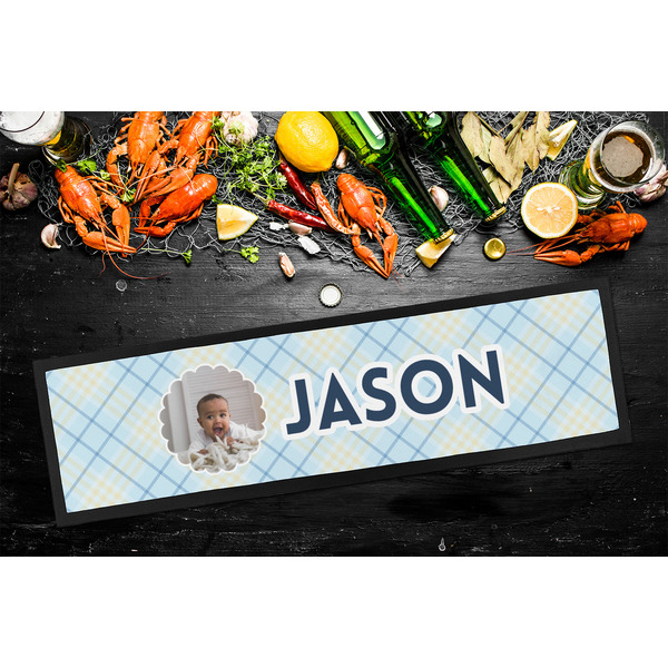 Baby Boy Photo Bar Mat - Large - LIFESTYLE
