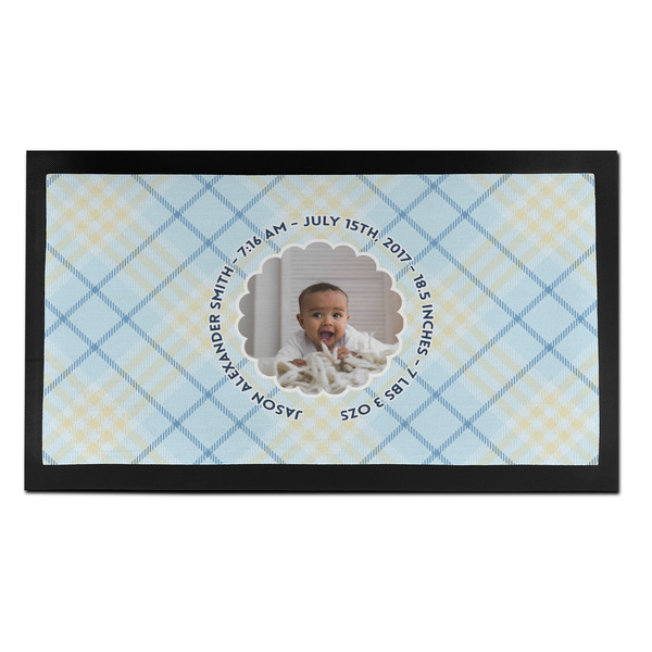 Custom Baby Boy Photo Bar Mat - Small