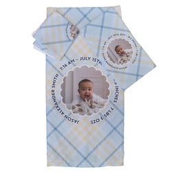 Baby Boy Photo Bath Towel Set - 3 Pcs