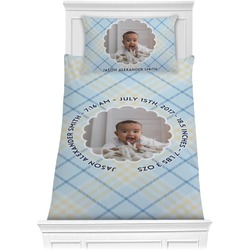 Baby Boy Photo Comforter Set - Twin XL (Personalized)