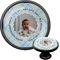 Baby Boy Photo Black Custom Cabinet Knob (Front and Side)
