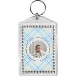 Baby Boy Photo Bling Keychain (Personalized)