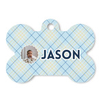 Baby Boy Photo Bone Shaped Dog ID Tag