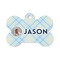 Baby Boy Photo Bone Shaped Dog ID Tag - Small