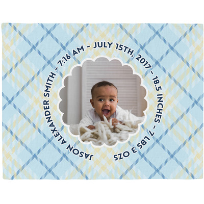 Baby Boy Photo Woven Fabric Placemat - Twill