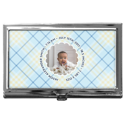Baby Boy Photo Business Card Case