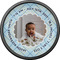 Baby Boy Photo Cabinet Knob - Black - Front