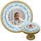 Baby Boy Photo Cabinet Knob - Gold - Multi Angle