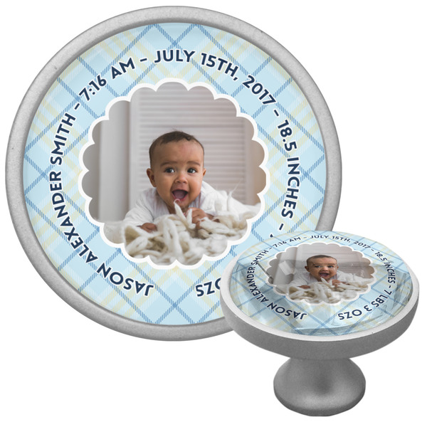 Custom Baby Boy Photo Cabinet Knob