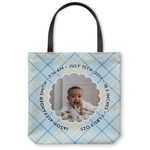 Baby Boy Photo Canvas Tote Bag - Medium - 16"x16" (Personalized)