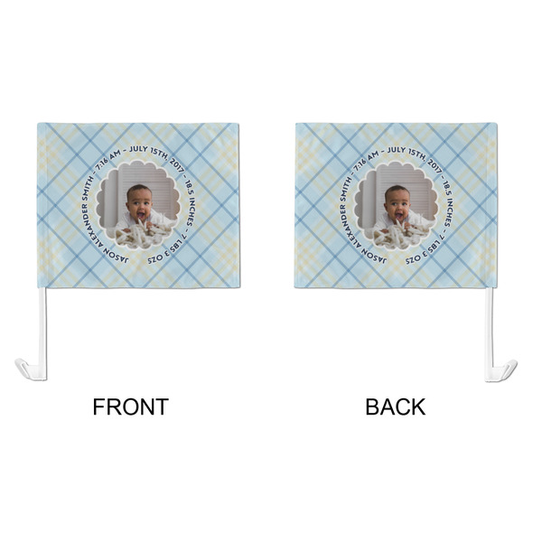 Baby Boy Photo Car Flag - Large - APPROVAL