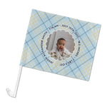 Baby Boy Photo Car Flag - Large