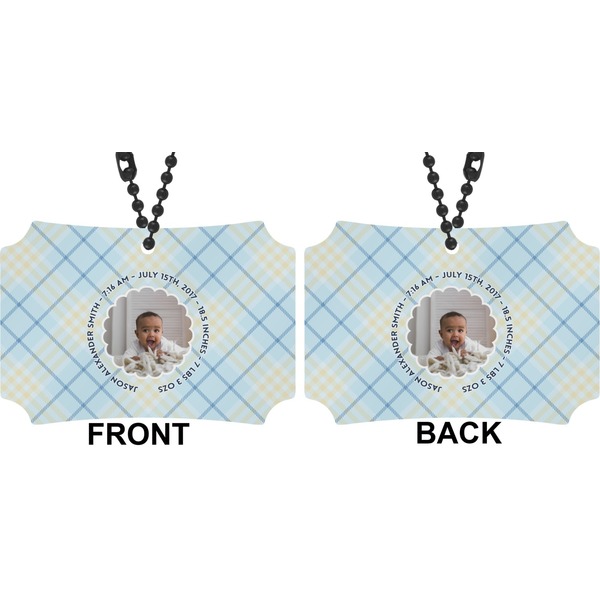 Baby Boy Photo Car Ornament - Berlin (Approval)