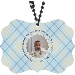 Baby Boy Photo Rear View Mirror Decor (Personalized)