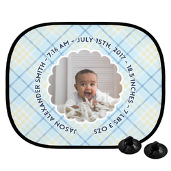 Baby Boy Photo Car Side Window Sun Shade (Personalized)