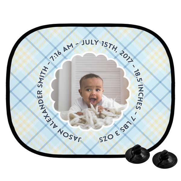 Custom Baby Boy Photo Car Side Window Sun Shade (Personalized)