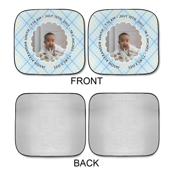 Baby Boy Photo Car Sun Shades - APPROVAL