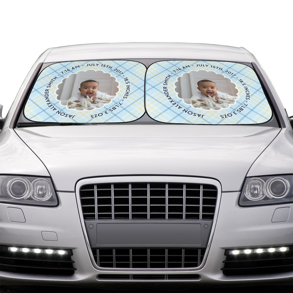 Baby Boy Photo Car Sun Shades - IN CONTEXT