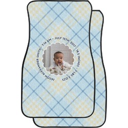 Baby Boy Photo Car Floor Mats (Front Seat) (Personalized)