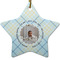 Baby Boy Photo Star Ceramic Ornament
