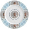 Baby Boy Photo Ceramic Dinner Plates (Set of 4) (Personalized)