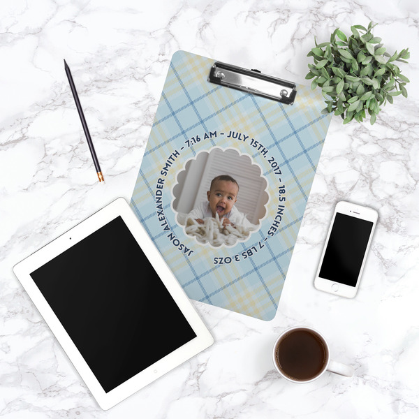 Baby Boy Photo Clipboard - Lifestyle Photo