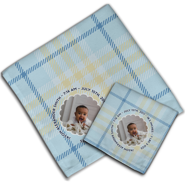 Baby Boy Photo Cloth Napkins - Personalized Lunch & Dinner (PARENT MAIN)