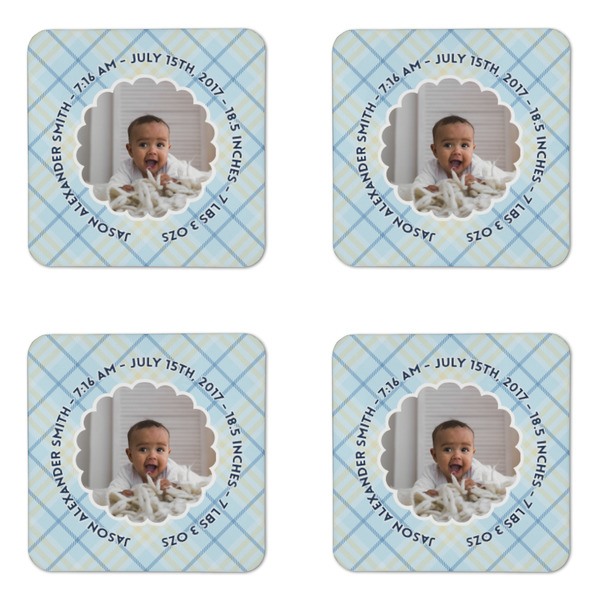 Baby Boy Photo Coaster Set - APPROVAL