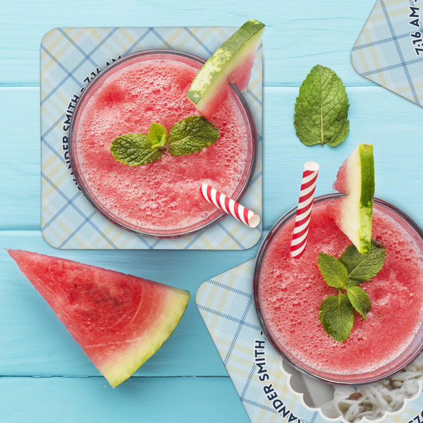 Baby Boy Photo Coaster Set - LIFESTYLE