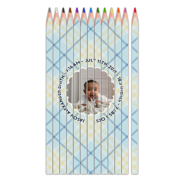 Custom Baby Boy Photo Colored Pencils