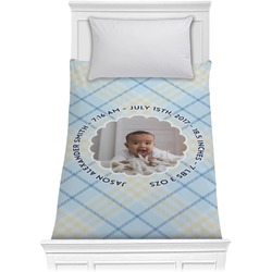 Baby Boy Photo Comforter - Twin (Personalized)