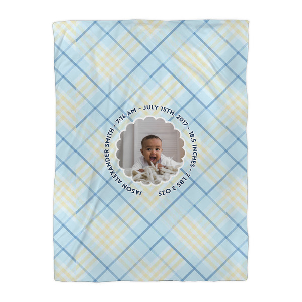 Baby Boy Photo Comforter - Twin XL - Front
