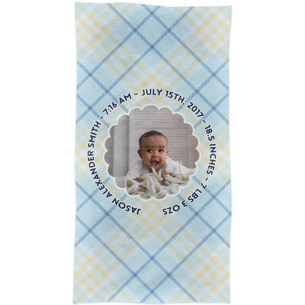 Baby Boy Photo Crib Comforter/Quilt - Apvl