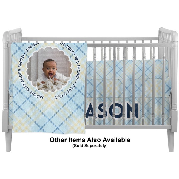Baby Boy Photo Crib - Profile Sold Seperately