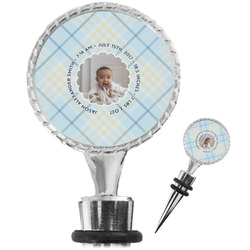 Baby Boy Photo Wine Bottle Stopper (Personalized)