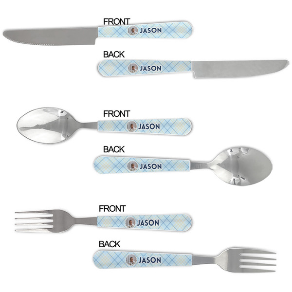Baby Boy Photo Cutlery Set - APPROVAL