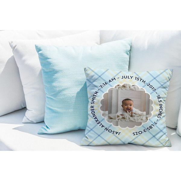 Baby Boy Photo Decorative Pillow Case - LIFESTYLE 2