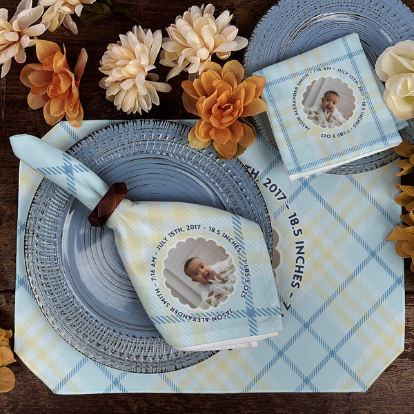 Baby Boy Photo Dining Set