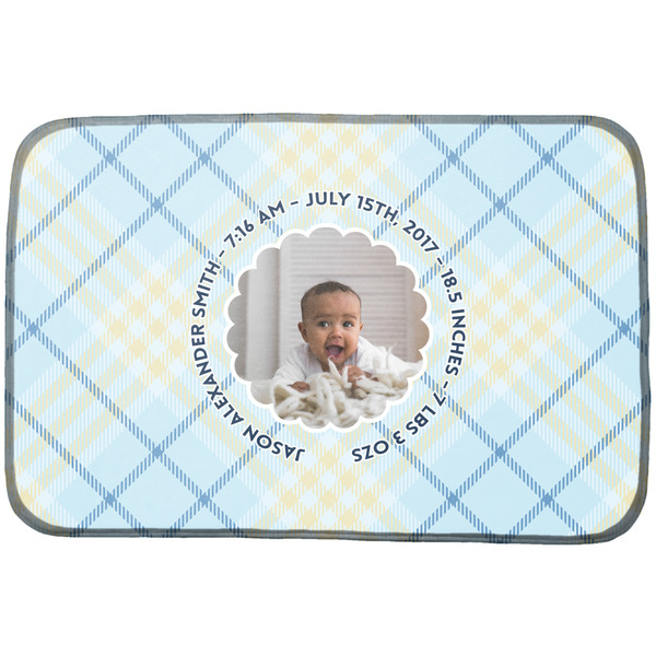 Custom Baby Boy Photo Dish Drying Mat (Personalized)