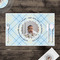 Baby Boy Photo Disposable Paper Placemat - In Context