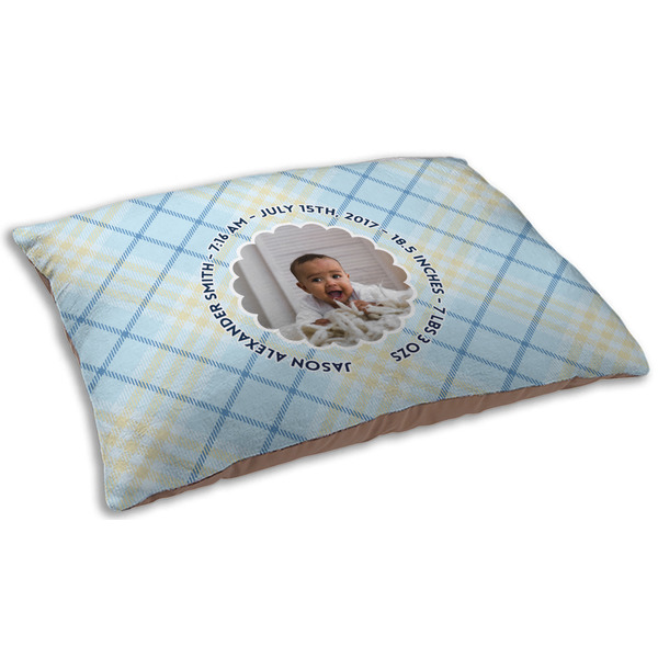 Baby Boy Photo Dog Bed - SMALL