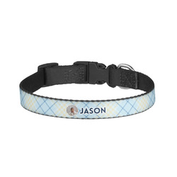 Baby Boy Photo Dog Collar - Large (Personalized)