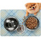 Baby Boy Photo Dog Food Mat - Small LIFESTYLE