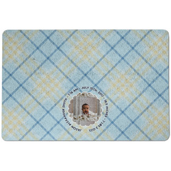 Baby Boy Photo Dog Food Mat