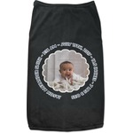 Baby Boy Photo Black Pet Shirt - XL (Personalized)