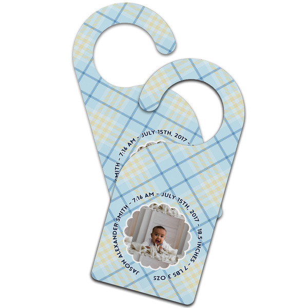 Baby Boy Photo Door Hanger - MAIN