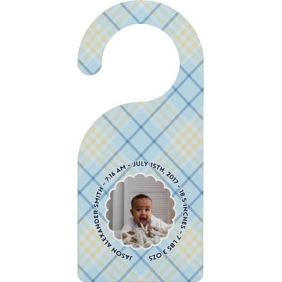 Baby Boy Photo Door Hanger (Personalized)