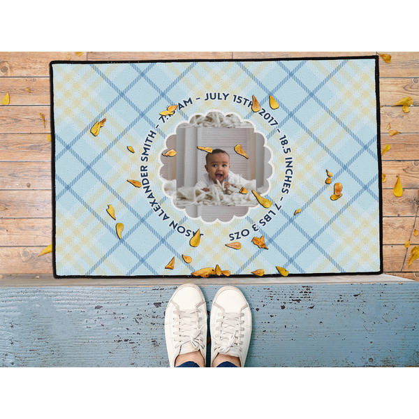Baby Boy Photo Door Mat - LIFESTYLE (Med)
